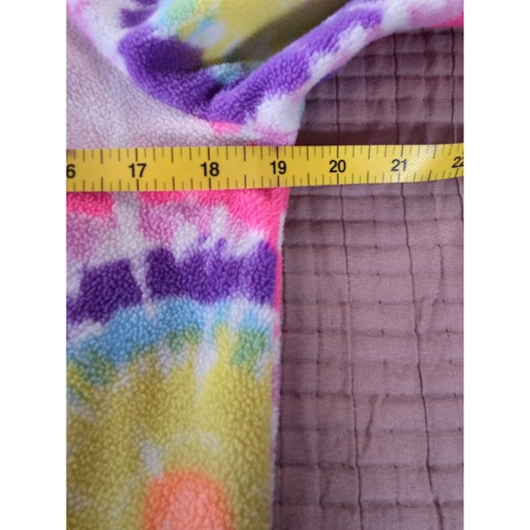 The Childrens Place Girl's XXL  (16) Pullover 1/4 Zip ‎ Pink Blue Purple Yellow - Picture 4 of 5